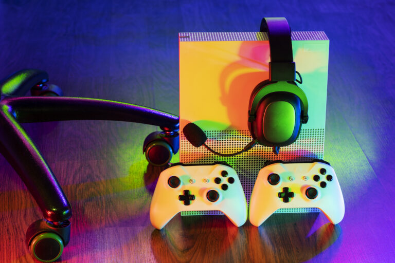 high angle controllers headphones